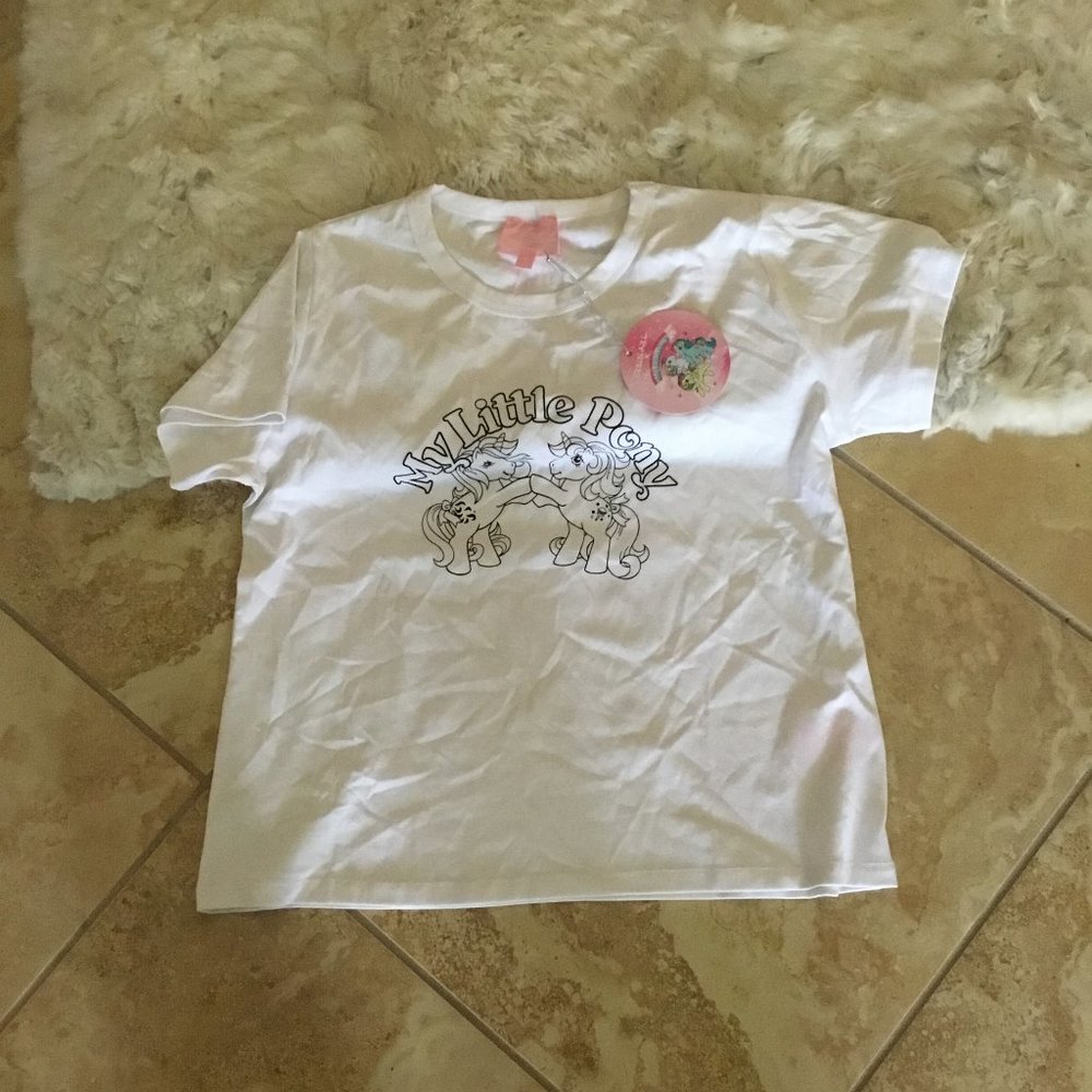 Dolls Kill   My Little Pony Color it in Tee 2x New